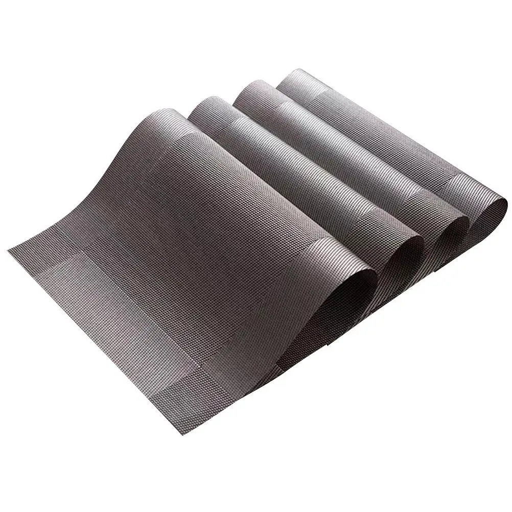 4 Pcs PVC Table Placemats Anti-slip Heat Insulated Waterproof Dining Mat Home Coasters Protective Kitchen Accessories
4 Pcs PVC Table Placemats Anti-slip Heat Insulated Waterproof Dining Mat Home Coasters Protective Kitchen Accessories
