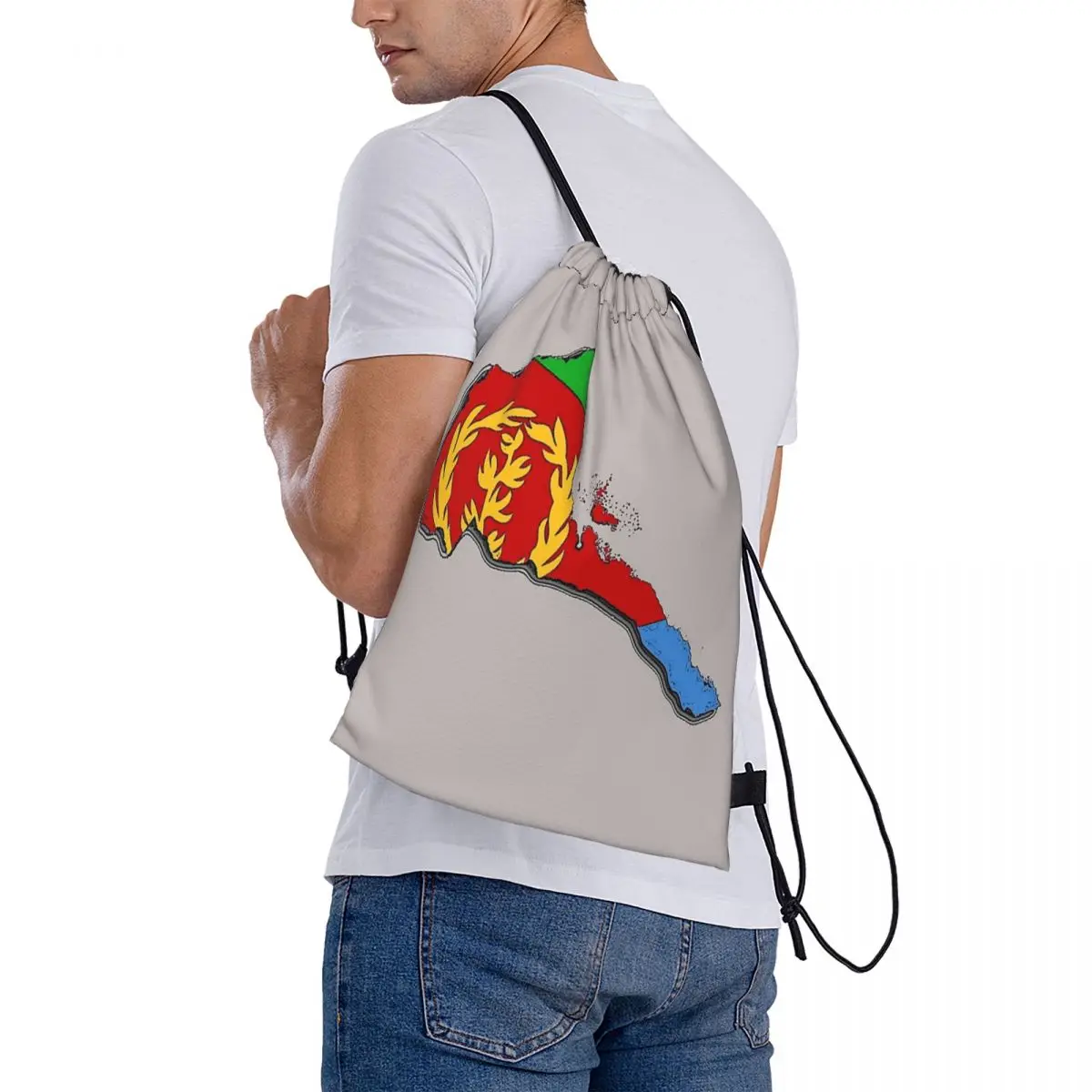 Eritrea Flag Proud Eritrean Backpacks Fashion Drawstring Bundle Pocket Sundries Bag Book Bags for Man Woman Students
Eritrea Flag Proud Eritrean Backpacks Fashion Drawstring Bundle Pocket Sundries Bag Book Bags for Man Woman Students