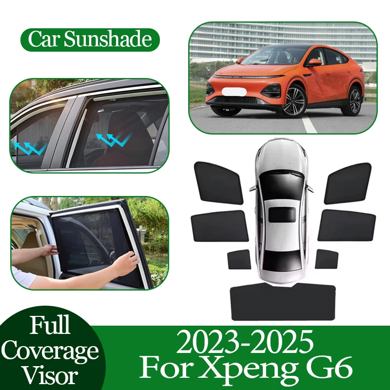 Car Magnetic Coverage Sunshade Anti-UV For XPeng G6 2023 2024 2025 Mesh Sunshade Sunscreen Privacy Protection Auto Accessories
Car Magnetic Coverage Sunshade Anti-UV For XPeng G6 2023 2024 2025 Mesh Sunshade Sunscreen Privacy Protection Auto Accessories