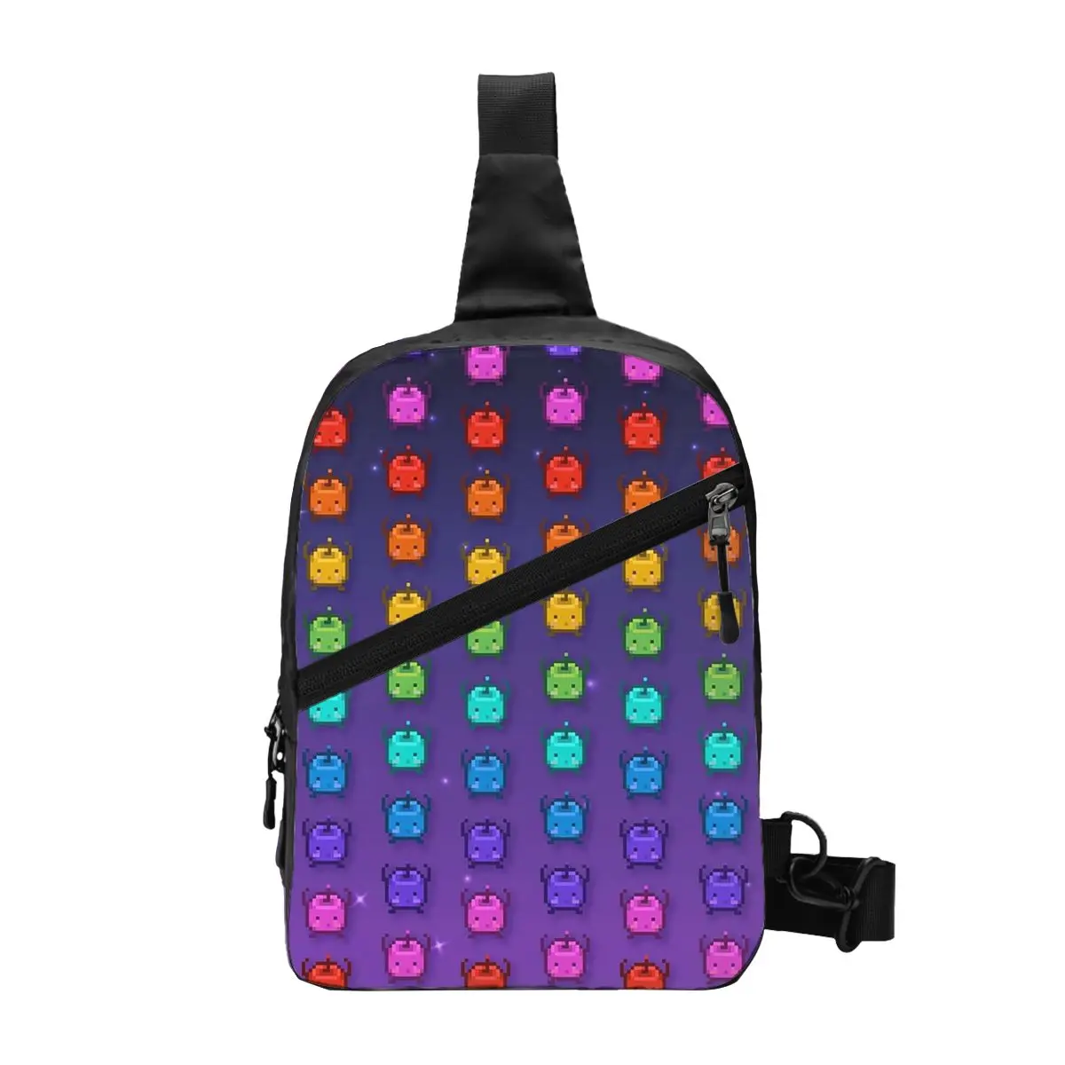 Stardew Valley Rainbow Junimos Chest Bag Men Sling Crossbody Backpack Chest Bag Traveling Hiking Daypack Shoulder Bag
Stardew Valley Rainbow Junimos Chest Bag Men Sling Crossbody Backpack Chest Bag Traveling Hiking Daypack Shoulder Bag