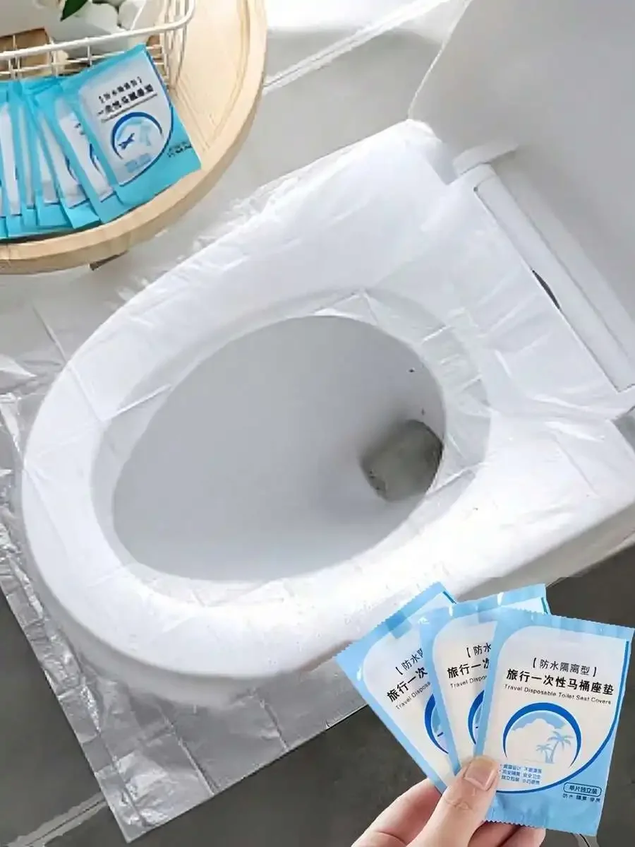 Disposable Plastic Toilet Seat Cover Waterproof And Non Slip Individually Wrapped, For Travel, Toilet Seat Protectors
Disposable Plastic Toilet Seat Cover Waterproof And Non Slip Individually Wrapped, For Travel, Toilet Seat Protectors