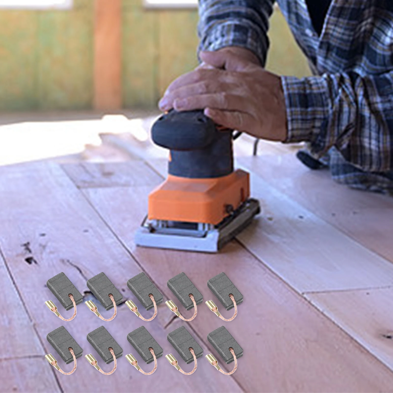 Easy Installation Carbon Brushes High Efficiency Intermittent Motor Repair Long-lasting Power Tool Maintenance
Easy Installation Carbon Brushes High Efficiency Intermittent Motor Repair Long-lasting Power Tool Maintenance