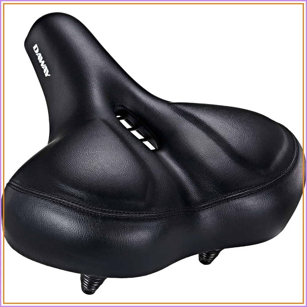 Oversized Comfortable Bike Seat - Extra Wide Saddle with Memory Foam, Dual Shock Absorbers, Universal Fit for Men Women
Oversized Comfortable Bike Seat - Extra Wide Saddle with Memory Foam, Dual Shock Absorbers, Universal Fit for Men Women
