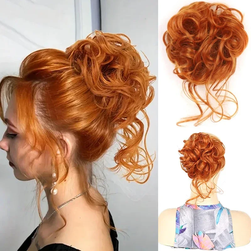 Messy Curly Hair Bun Extensions Claw Clip on Curly Fake Bun Hair Pieces Tousled Updo Synthetic Chignon Buns Hair Piece for Women
Messy Curly Hair Bun Extensions Claw Clip on Curly Fake Bun Hair Pieces Tousled Updo Synthetic Chignon Buns Hair Piece for Women