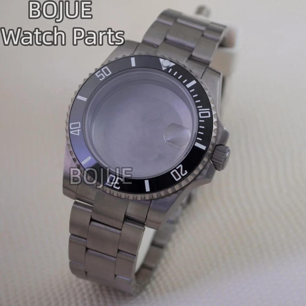 Men 40mm Titanium Watch Case Strap Sapphire Glass For SUB GMT YACHT MASTER NH34/NH35/NH36 ETA2824 PT5000 Waterproof Watch Parts
Men 40mm Titanium Watch Case Strap Sapphire Glass For SUB GMT YACHT MASTER NH34/NH35/NH36 ETA2824 PT5000 Waterproof Watch Parts