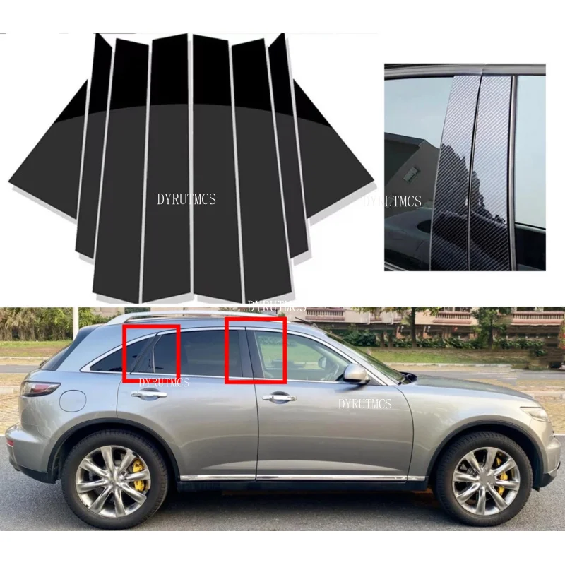 Glossy Black Pillar Posts Column B C Door Trim Window Cover Fit For Infiniti FX35 FX45 2003 2004 2005 2006 2007 2008 Carbon
Glossy Black Pillar Posts Column B C Door Trim Window Cover Fit For Infiniti FX35 FX45 2003 2004 2005 2006 2007 2008 Carbon