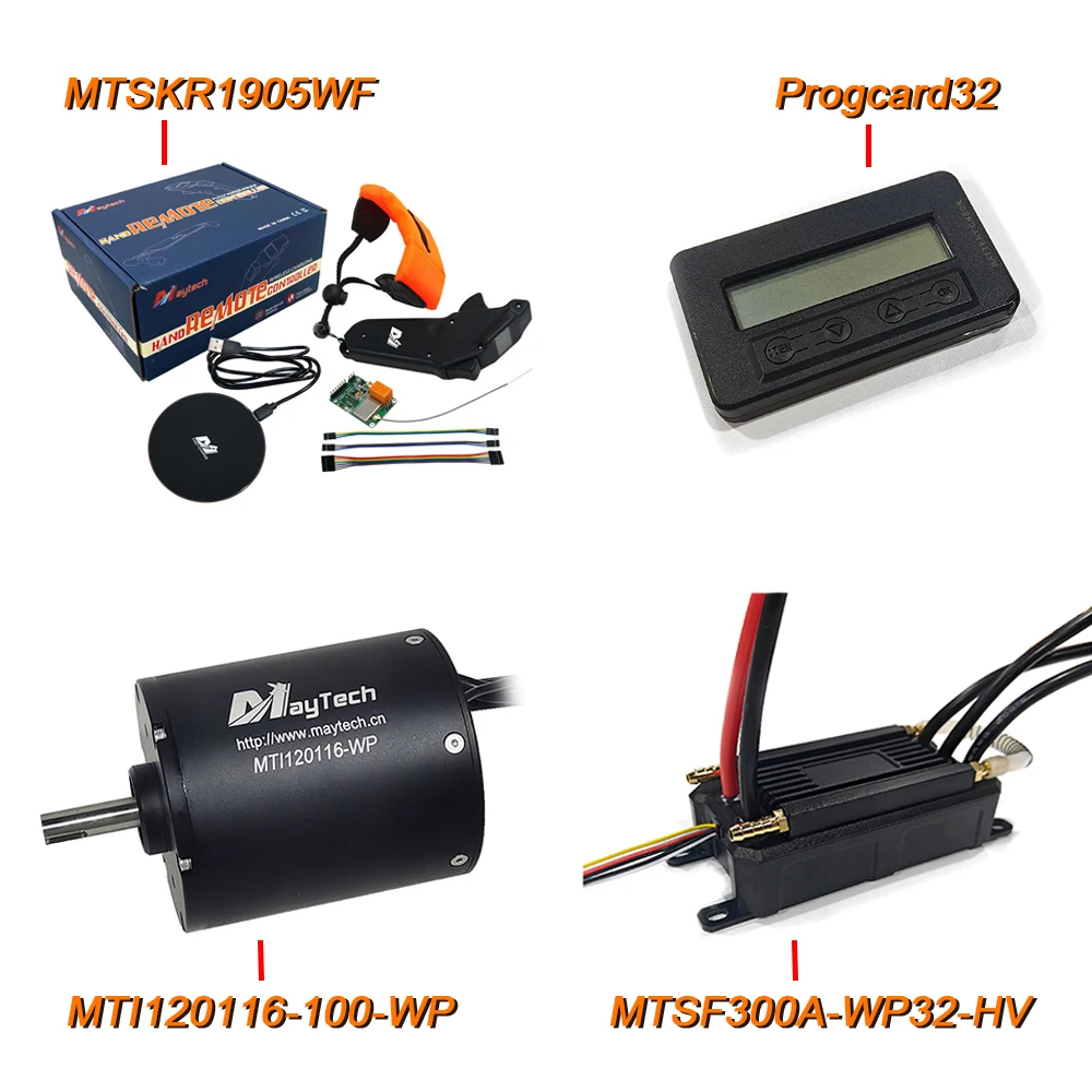 Maytech high voltage 300A ESC 120116 waterproof motor 100KV/200KV electric surfboard set
Maytech high voltage 300A ESC 120116 waterproof motor 100KV/200KV electric surfboard set