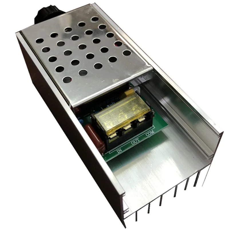 AC 220V 6000W SCR Voltage Regulator Controller Electronic Dimmer Thermostat Motor Speed Controller Volt Regulater Mold with Case
AC 220V 6000W SCR Voltage Regulator Controller Electronic Dimmer Thermostat Motor Speed Controller Volt Regulater Mold with Case