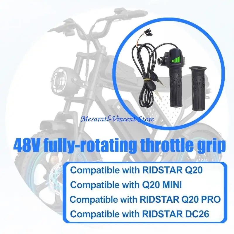 A70F 3Pin Throttle Accelerator 36V 48V LCD Speed Display Throttle Turning Accelerator
A70F 3Pin Throttle Accelerator 36V 48V LCD Speed Display Throttle Turning Accelerator