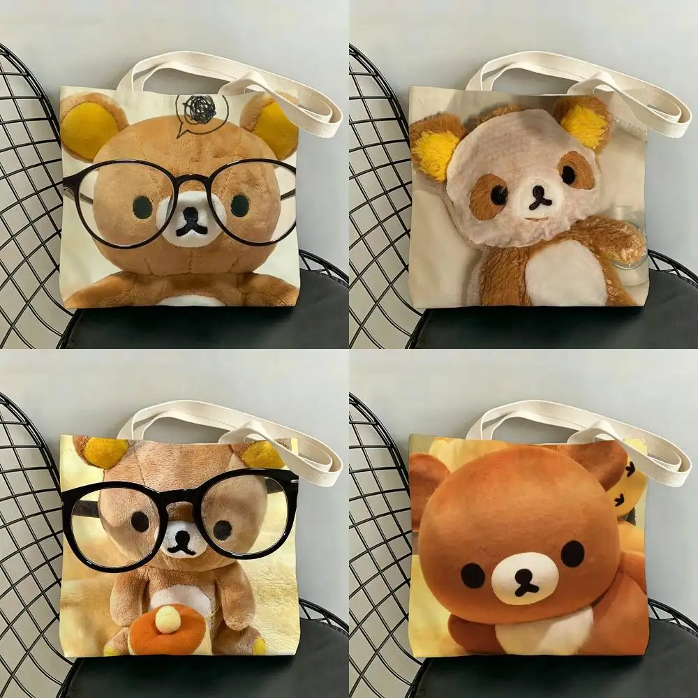 R-Rilakkuma Storage Bags Double-Sided Print Large Tote Bag Durable Beach Picnic Foldable Gift Eco
R-Rilakkuma Storage Bags Double-Sided Print Large Tote Bag Durable Beach Picnic Foldable Gift Eco