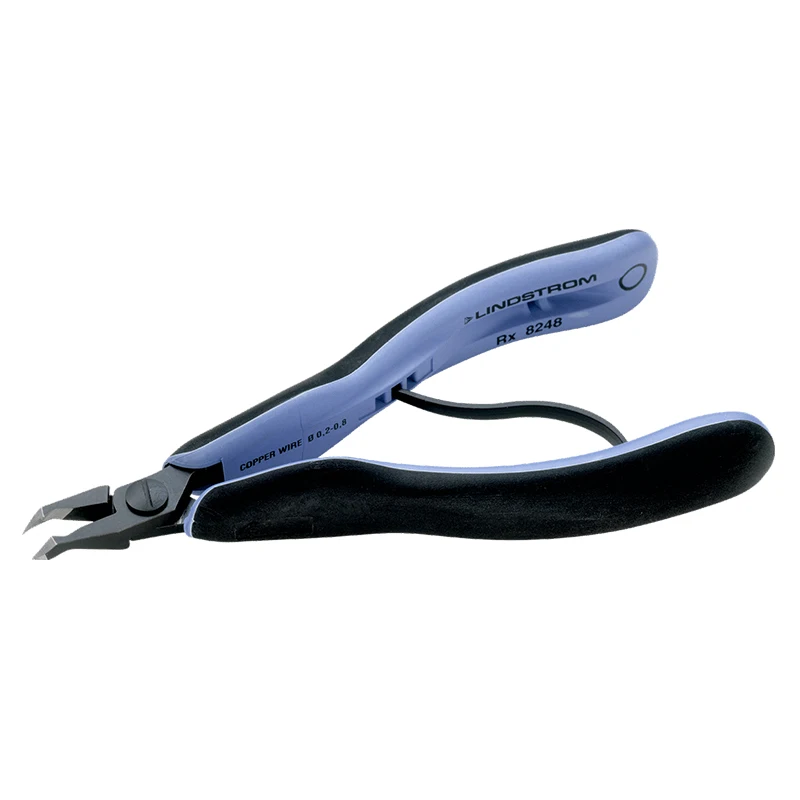 Lindstrom RX-8248 Long Precision 45° Oblique Cutters Tapered & Relieved Head for Tight Spaces for Electronics & Jewelry
Lindstrom RX-8248 Long Precision 45° Oblique Cutters Tapered & Relieved Head for Tight Spaces for Electronics & Jewelry