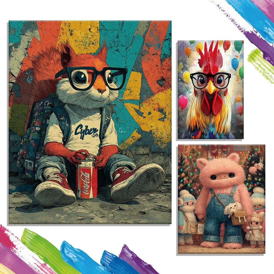 GATYZTORY Painting By Numbers On Canvas To Paint Animals Abstract Cartoon Diy Set Drawing On Canvas Coloring By Numbers Wall Art
GATYZTORY Painting By Numbers On Canvas To Paint Animals Abstract Cartoon Diy Set Drawing On Canvas Coloring By Numbers Wall Art