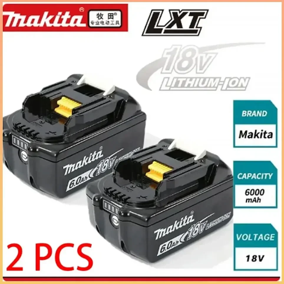 Makita 18V Battery With LED Charger Rechargeable Battery 18V 6.0Ah Lithium for 18v Battery 6Ah BL1840 BL1850 BL1860 LXT400
Makita 18V Battery With LED Charger Rechargeable Battery 18V 6.0Ah Lithium for 18v Battery 6Ah BL1840 BL1850 BL1860 LXT400
