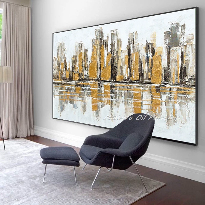 Mintura,100% Handpainted City Landscape Oil Painting on Canvas,Abstract Poster,Large Wall Art Picture for Living Room Home Decor
Mintura,100% Handpainted City Landscape Oil Painting on Canvas,Abstract Poster,Large Wall Art Picture for Living Room Home Decor