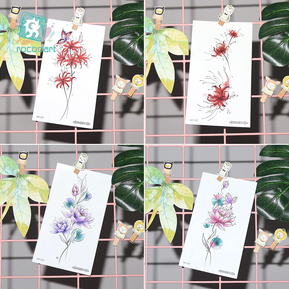 Watercolor Large Half Arm Temporary Tattoos for Men Women, Sexy Roses Flower Tattoos Stickers Neck Arm Fake Tattoos
Watercolor Large Half Arm Temporary Tattoos for Men Women, Sexy Roses Flower Tattoos Stickers Neck Arm Fake Tattoos