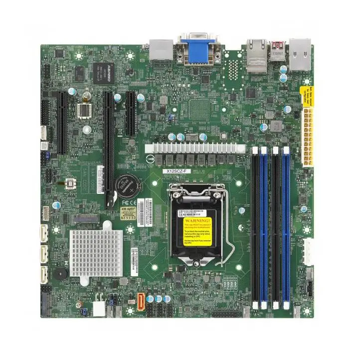 X12SCZ-QF для высокопроизводительной встроенной материнской платы Supermicro 10-го поколения Core i9 i7 i5 i3 LGA-1200 DDR4 SATA3
X12SCZ-QF для высокопроизводительной встроенной материнской платы Supermicro 10-го поколения Core i9 i7 i5 i3 LGA-1200 DDR4 SATA3