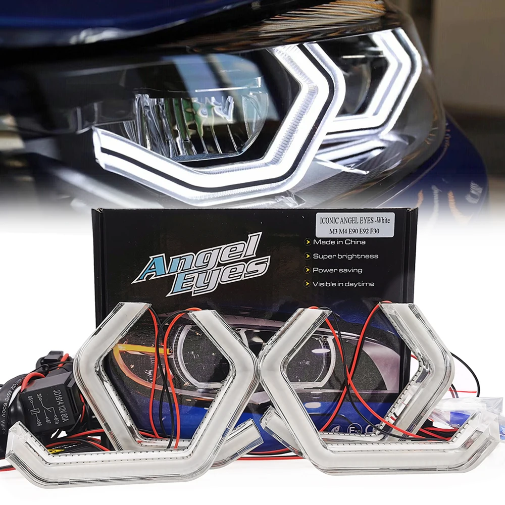 M4 Стиль светодиодные глаза ангела для BMW F10 F11 F01 F20 F21 F22 F30 F80 F90 G30 G31 X1 E84 F36 E81 E82 E46 Cabrio Coupe 2D автомобильные аксессуары
M4 Стиль светодиодные глаза ангела для BMW F10 F11 F01 F20 F21 F22 F30 F80 F90 G30 G31 X1 E84 F36 E81 E82 E46 Cabrio Coupe 2D автомобильные аксессуары