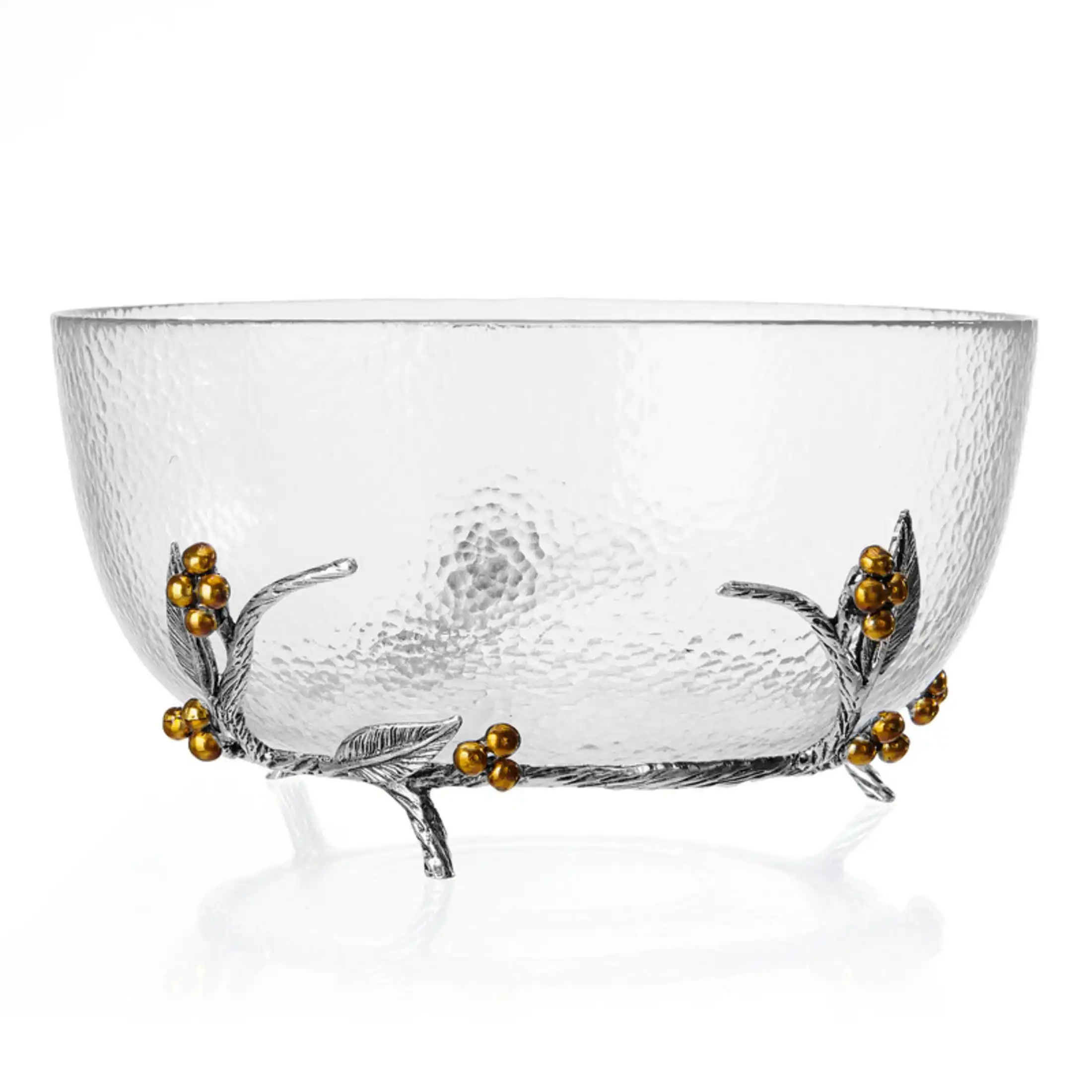 Clear glass bowl for serving snacks fruits or salads
Clear glass bowl for serving snacks fruits or salads