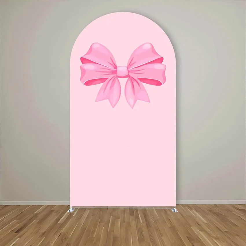 LS Custom 2-Sided Pink Bow Baby Girl Birthday Party Bride Shower Wedding Cover Chiara Arch Wall Background Decor Backdrop
LS Custom 2-Sided Pink Bow Baby Girl Birthday Party Bride Shower Wedding Cover Chiara Arch Wall Background Decor Backdrop