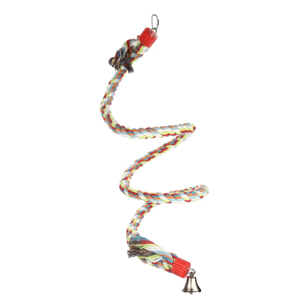 Colorful Parrot Climbing Rope Bright Cotton Swing Perch Eco-Friendly Bird Chew Training Rope for Small Birds Cockatiels
Colorful Parrot Climbing Rope Bright Cotton Swing Perch Eco-Friendly Bird Chew Training Rope for Small Birds Cockatiels