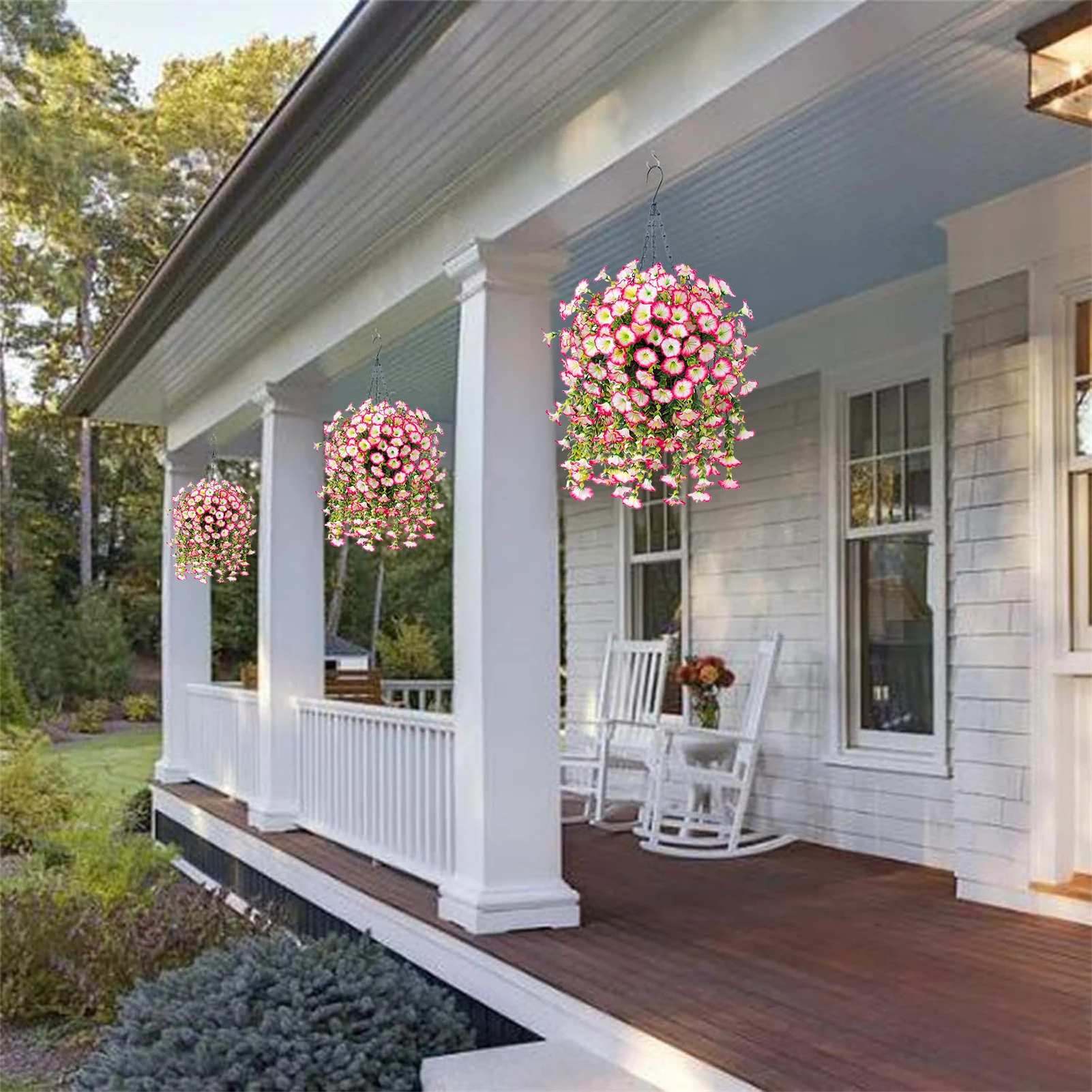 Artificial Morning Hanging Flowers Realistic Looking Festive Atmosphere Home Decor Suitable for Patio Outside Yard
Artificial Morning Hanging Flowers Realistic Looking Festive Atmosphere Home Decor Suitable for Patio Outside Yard