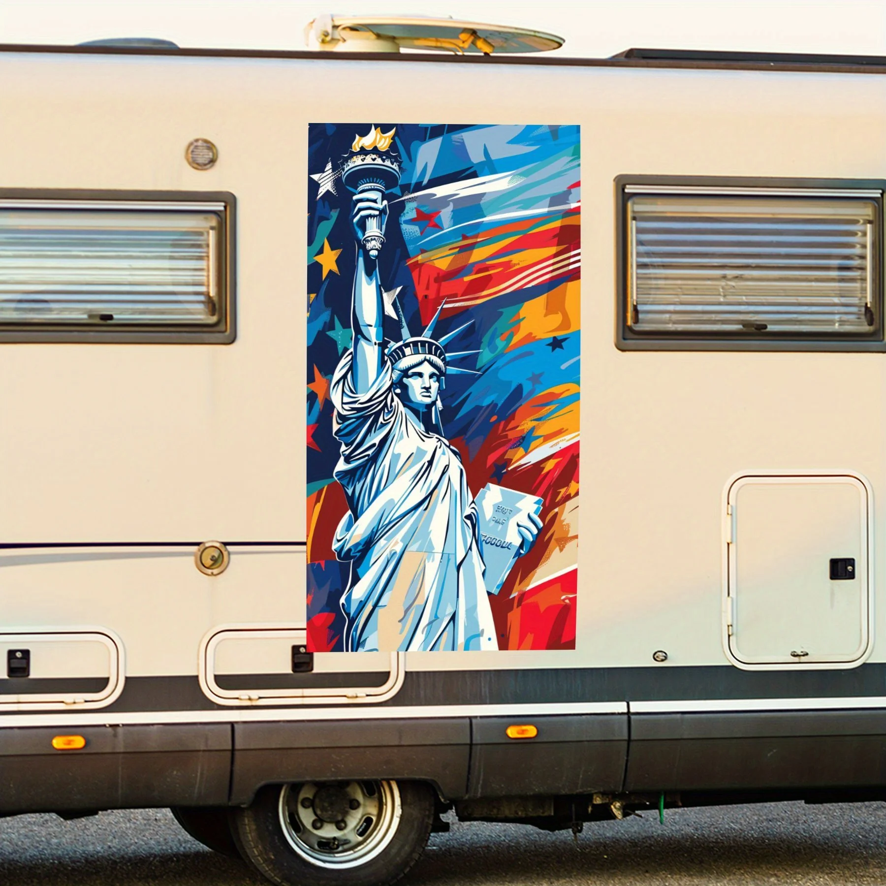 Статуя Свободы США, автомобильная наклейка, виниловые наклейки для дома, украшения и защиты, водонепроницаемая самоклеящаяся виниловая наклейка, M
Статуя Свободы США, автомобильная наклейка, виниловые наклейки для дома, украшения и защиты, водонепроницаемая самоклеящаяся виниловая наклейка, M