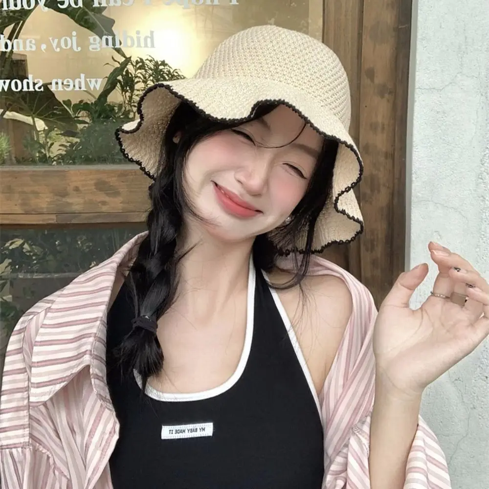 Fashion Sweet Straw Sun Hat Temperament French Style Seaside Beach Cap Visor Cap Hollow Out Sun Protection Cap Girls
Fashion Sweet Straw Sun Hat Temperament French Style Seaside Beach Cap Visor Cap Hollow Out Sun Protection Cap Girls