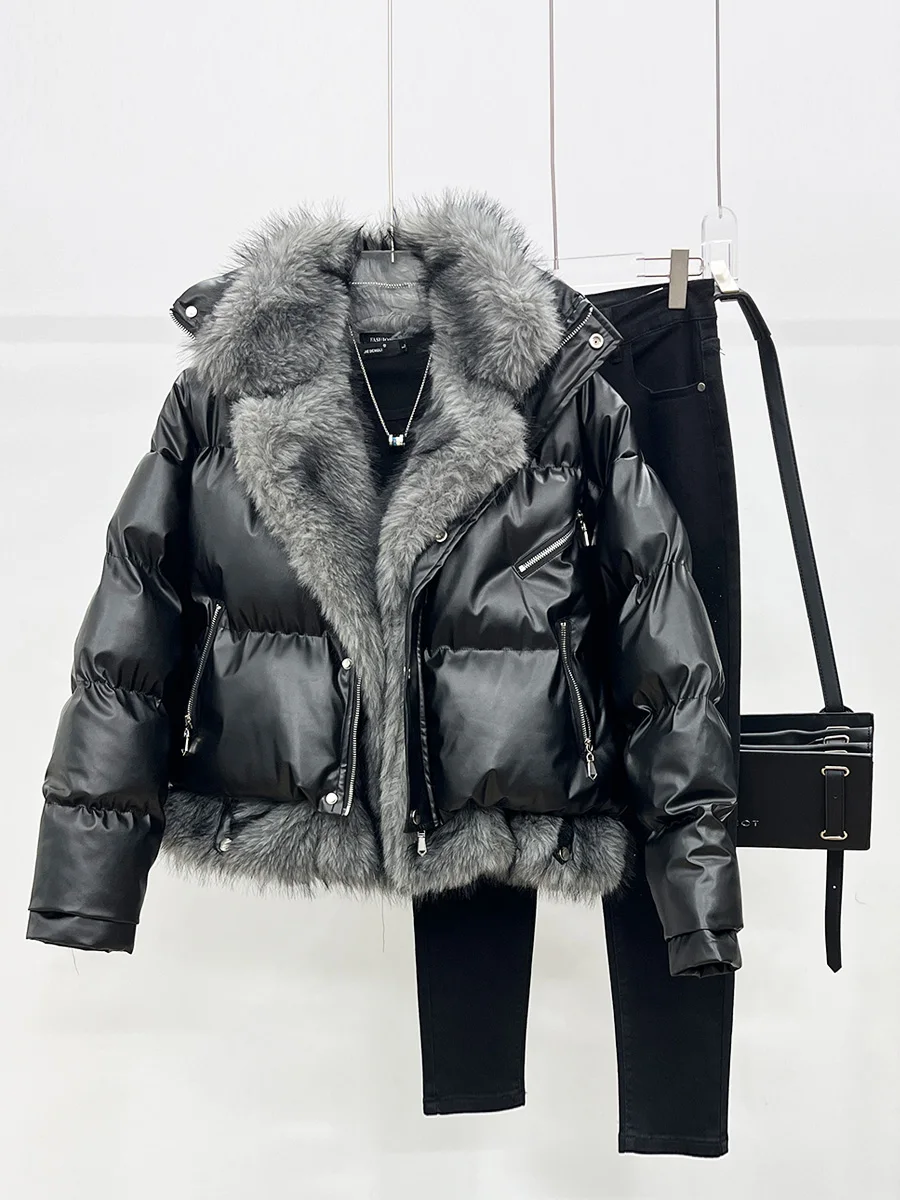 High-End Men's Cotton Jaet with Fur Collar Splicing Warm Thi Long Sve Zipper Closure Cleanfit Sle Stand Length
High-End Men's Cotton Jaet with Fur Collar Splicing Warm Thi Long Sve Zipper Closure Cleanfit Sle Stand Length