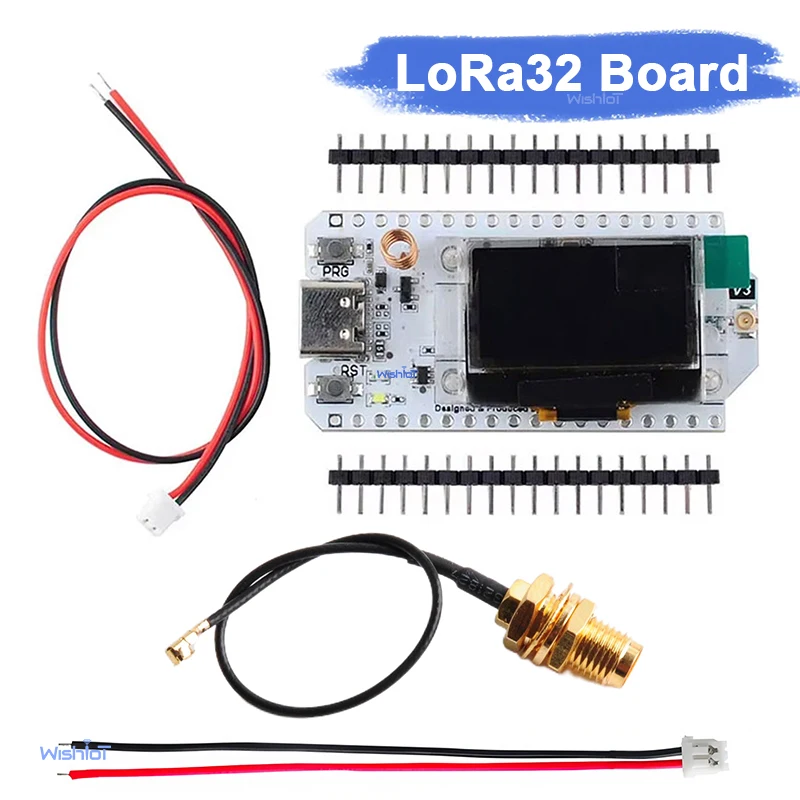868 915MHZ ESP32 LoRa Development Board V3 SX1262 OLED Display Antenna for Arduino Meshtastic LoraWan IOT Internet V2 SX1276 DIY
868 915MHZ ESP32 LoRa Development Board V3 SX1262 OLED Display Antenna for Arduino Meshtastic LoraWan IOT Internet V2 SX1276 DIY