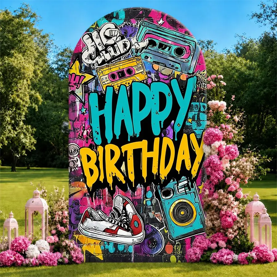 Graffiti Happy Birthday Arch Backdrop Cover Party Backdrop Fabric Cover Birthday Party Photo Booth Background Event Decoration
Graffiti Happy Birthday Arch Backdrop Cover Party Backdrop Fabric Cover Birthday Party Photo Booth Background Event Decoration