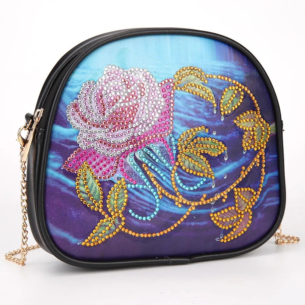 DIY Fashionable Diamond Handbag Women's Diamant Painting PU Leather Makeup Bag Waterproof Bag SunFlower Rose Basket Pattern
DIY Fashionable Diamond Handbag Women's Diamant Painting PU Leather Makeup Bag Waterproof Bag SunFlower Rose Basket Pattern
