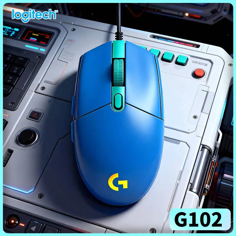 Logitech G102 Prodigy Wired Gaming Mouse Lightweight Build 1ms Report Rate RGB Lighting for Gamers
Logitech G102 Prodigy Wired Gaming Mouse Lightweight Build 1ms Report Rate RGB Lighting for Gamers