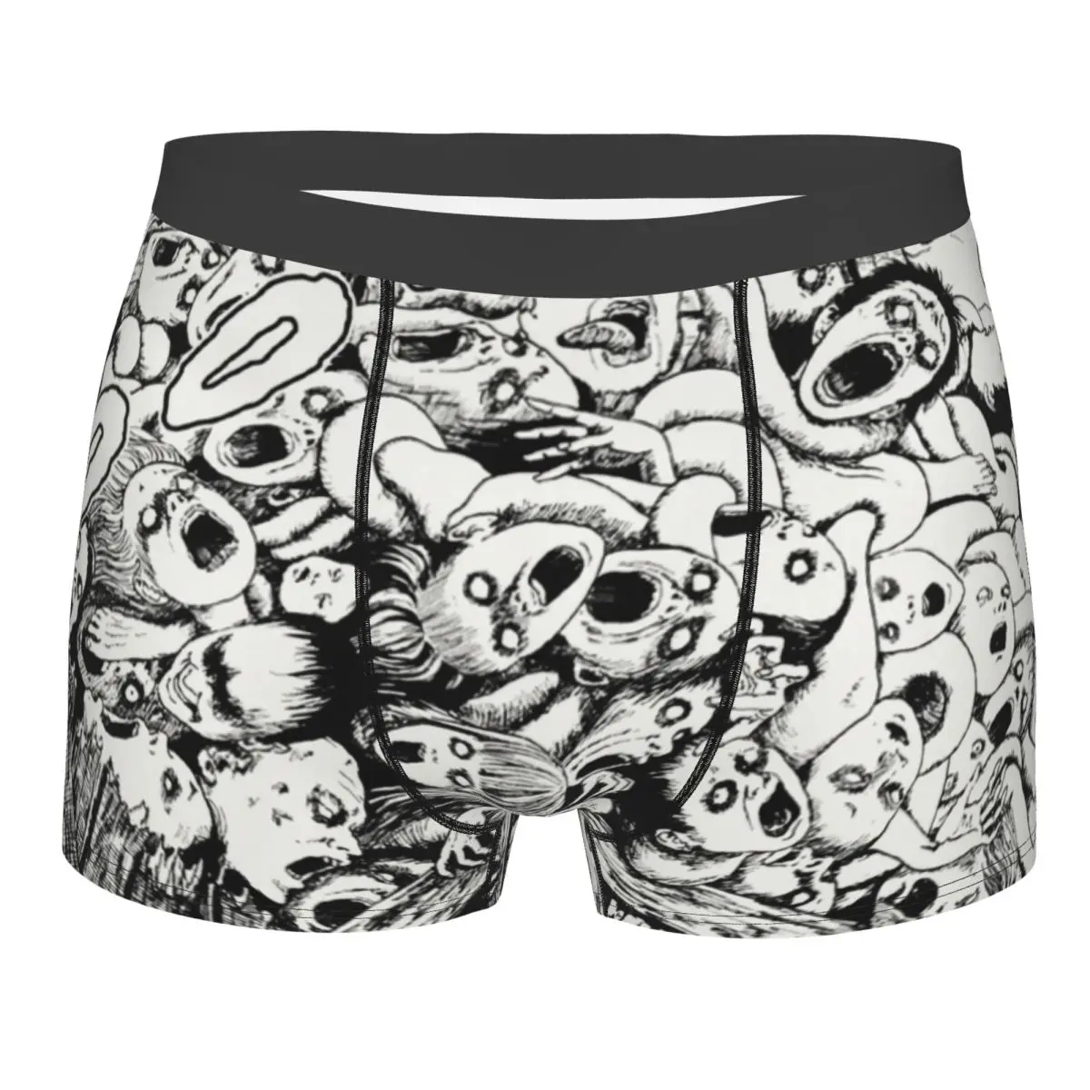 Custom Novelty Junji Ito Creepy Head Boxers Shorts Panties Men's Underpants Breathable Japan Horror Manga Skull Briefs Underwear
Custom Novelty Junji Ito Creepy Head Boxers Shorts Panties Men's Underpants Breathable Japan Horror Manga Skull Briefs Underwear