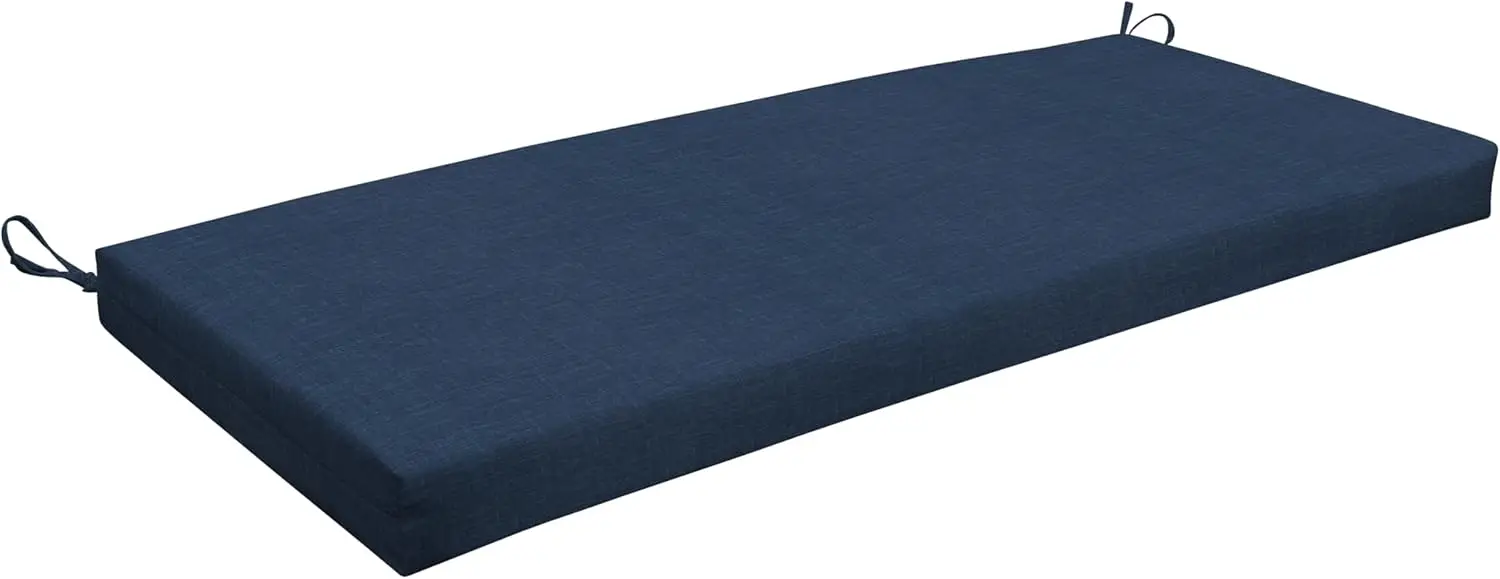 Подушка для уличной скамейки Outdoor Essentials, 44 x 18 дюймов, темно-синяя, с текстурой Хэмптон, для садовых качелей и мебели для патио
Подушка для уличной скамейки Outdoor Essentials, 44 x 18 дюймов, темно-синяя, с текстурой Хэмптон, для садовых качелей и мебели для патио