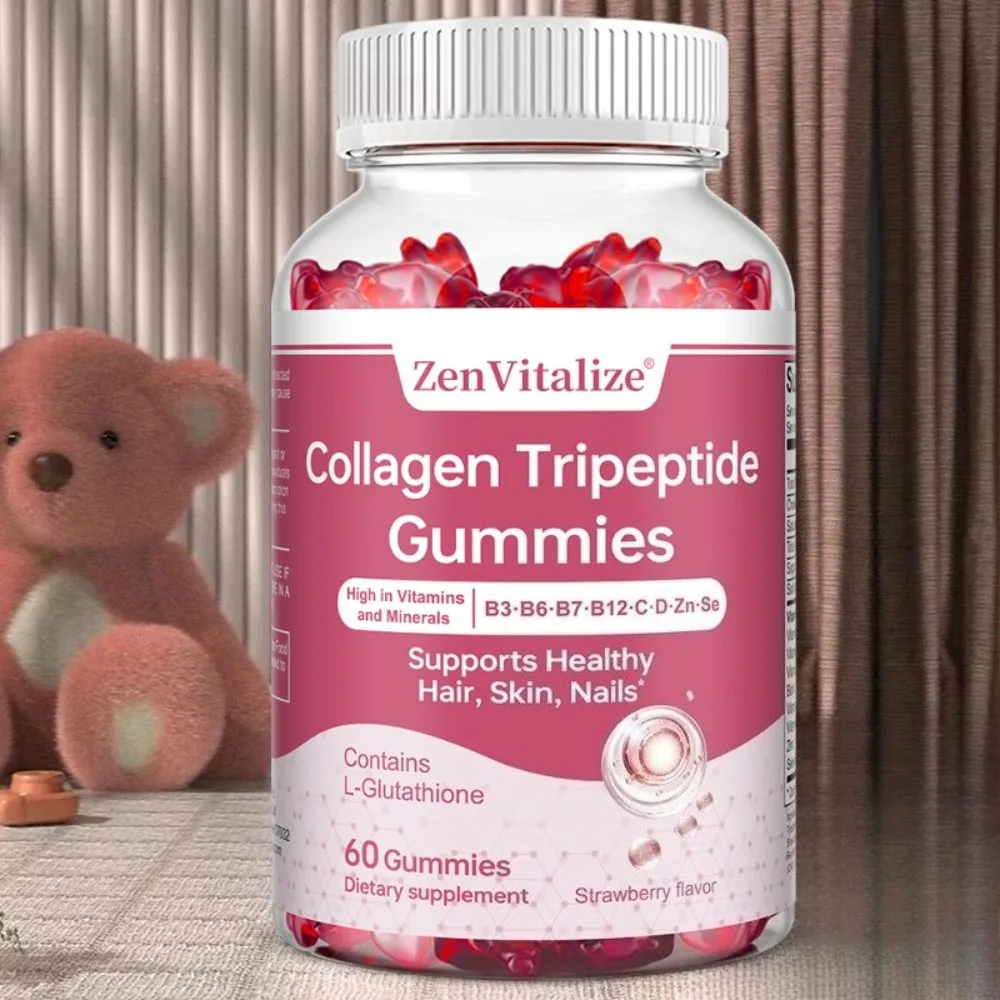 Collagen Gummies - Promote Hair Growth, Skin Care, Brighten Skin Tone, Hydrolyze Skin, Help Nail Bone Joints
Collagen Gummies - Promote Hair Growth, Skin Care, Brighten Skin Tone, Hydrolyze Skin, Help Nail Bone Joints