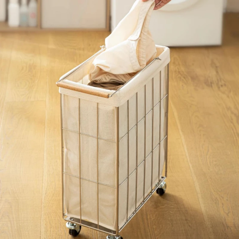 Stainless Steel Laundry Basket Collapsible Dirty Clothes Hamper Large Capacity Laundry Bin with Liner and Wheels for room
Stainless Steel Laundry Basket Collapsible Dirty Clothes Hamper Large Capacity Laundry Bin with Liner and Wheels for room