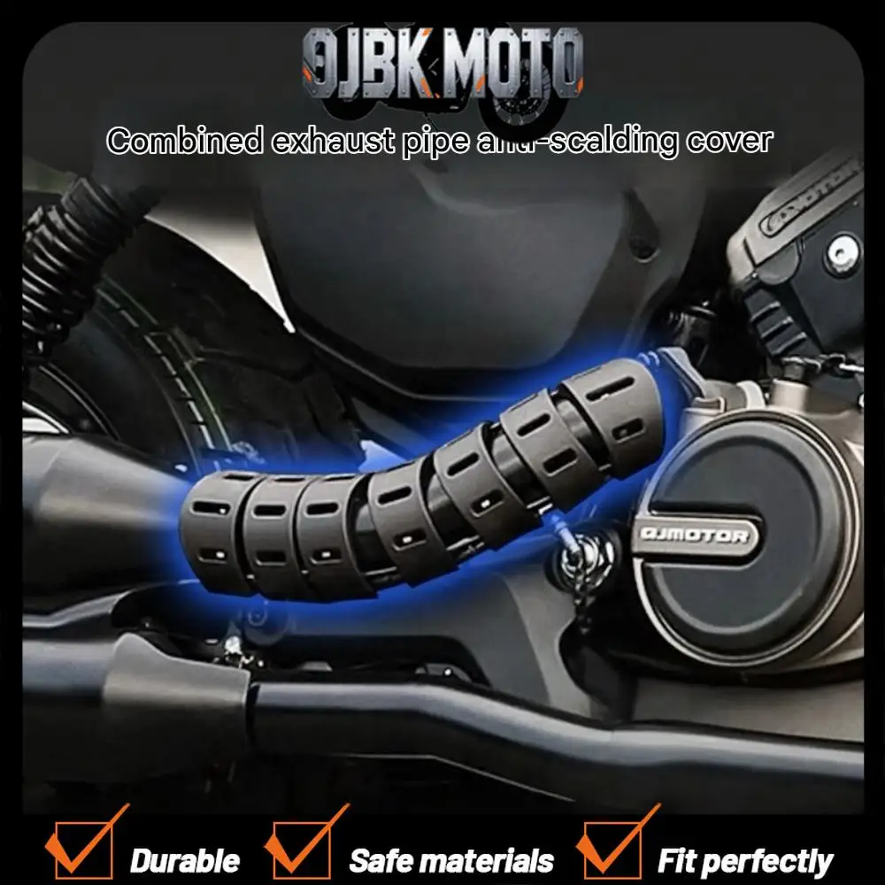 【Perfect fit】BENDA ChinchiIIa500 ROCK 250V Napoleon bob 500 Dark Flag500 Flash 600 Motorcycle Exhaust Pipe Heat Insulation Cover
【Perfect fit】BENDA ChinchiIIa500 ROCK 250V Napoleon bob 500 Dark Flag500 Flash 600 Motorcycle Exhaust Pipe Heat Insulation Cover