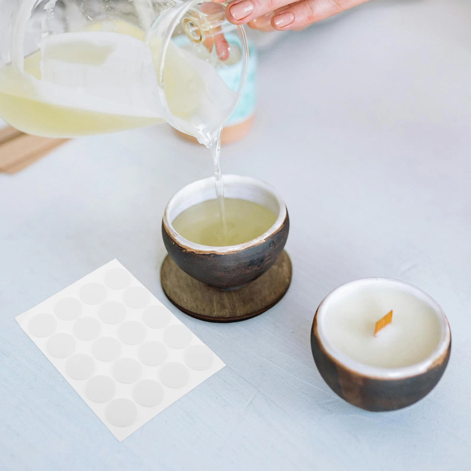 10pcs Wick Stickers Double Sided Adhesive Foam Dots for DIY Supplies Accessories Taper Holder Sealing Strips
10pcs Wick Stickers Double Sided Adhesive Foam Dots for DIY Supplies Accessories Taper Holder Sealing Strips