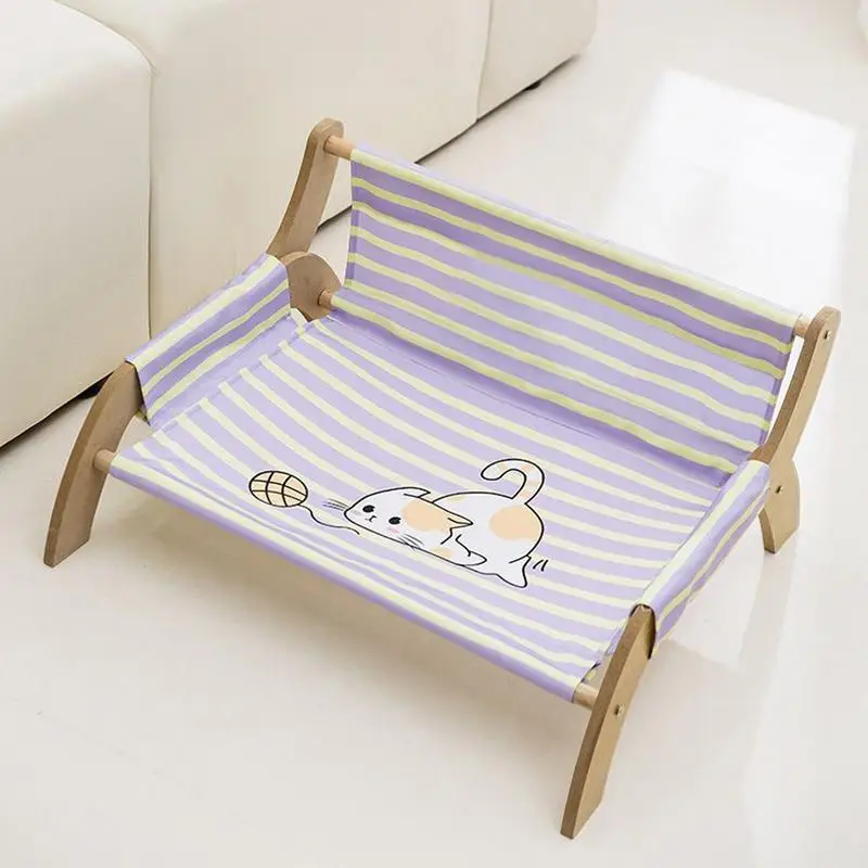 Cat Lounge Chair Kitten Hammock Bed Breathable Stripe Kitten Hammock For Soothing Rest Multi Cats Households Indoor Living Room
Cat Lounge Chair Kitten Hammock Bed Breathable Stripe Kitten Hammock For Soothing Rest Multi Cats Households Indoor Living Room
