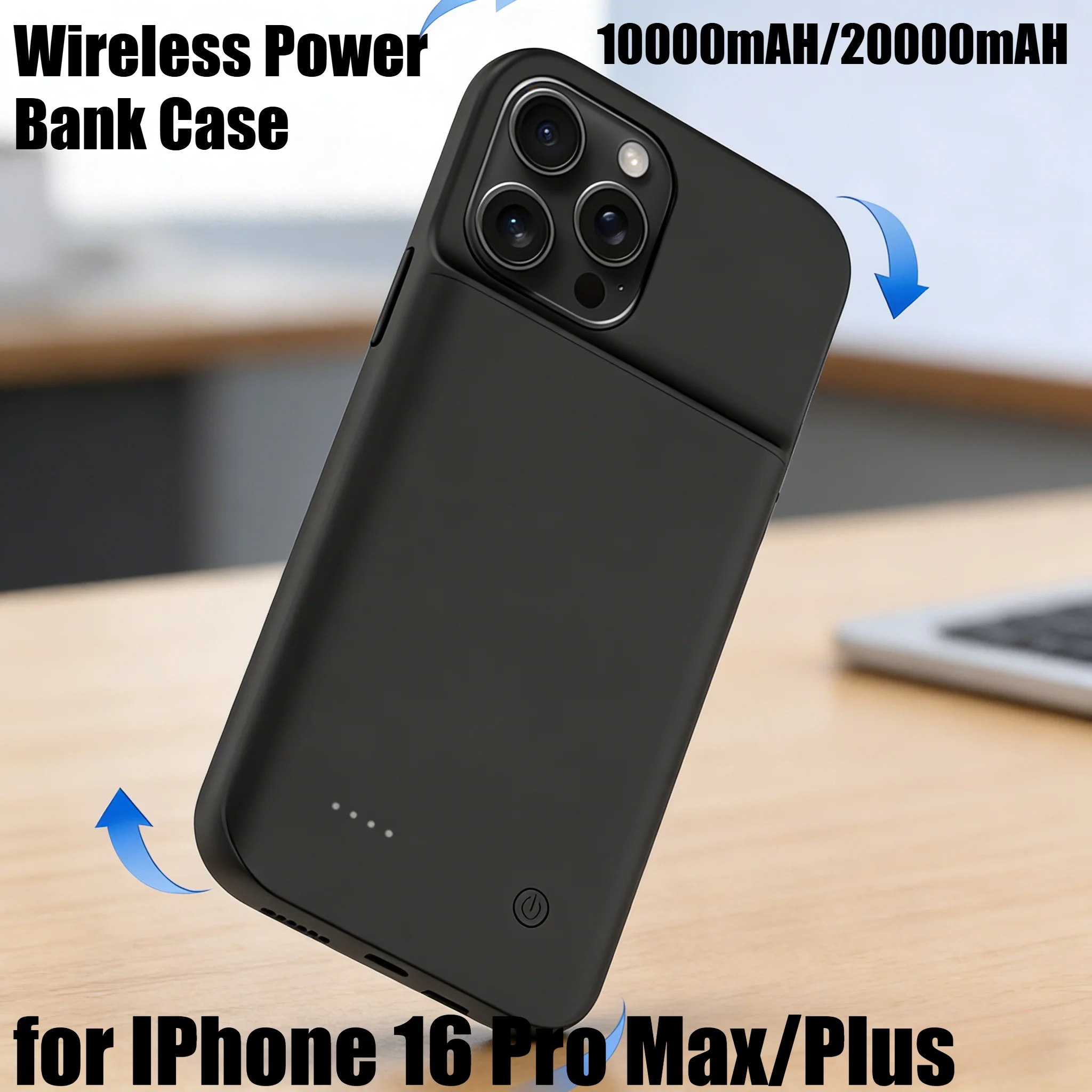 Ультратонкий магнитный беспроводной внешний аккумулятор на 20000 мАч для iPhone 16 Pro Max/Plus, портативная зарядная накладка с LED-дисплеем
Ультратонкий магнитный беспроводной внешний аккумулятор на 20000 мАч для iPhone 16 Pro Max/Plus, портативная зарядная накладка с LED-дисплеем