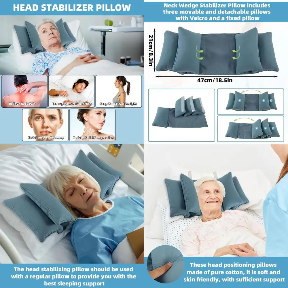 Upright Sleep Pillow for Improved Posture, Suitable for Elderly, Disabled, and Bedridden Individuals (Blue)
Upright Sleep Pillow for Improved Posture, Suitable for Elderly, Disabled, and Bedridden Individuals (Blue)