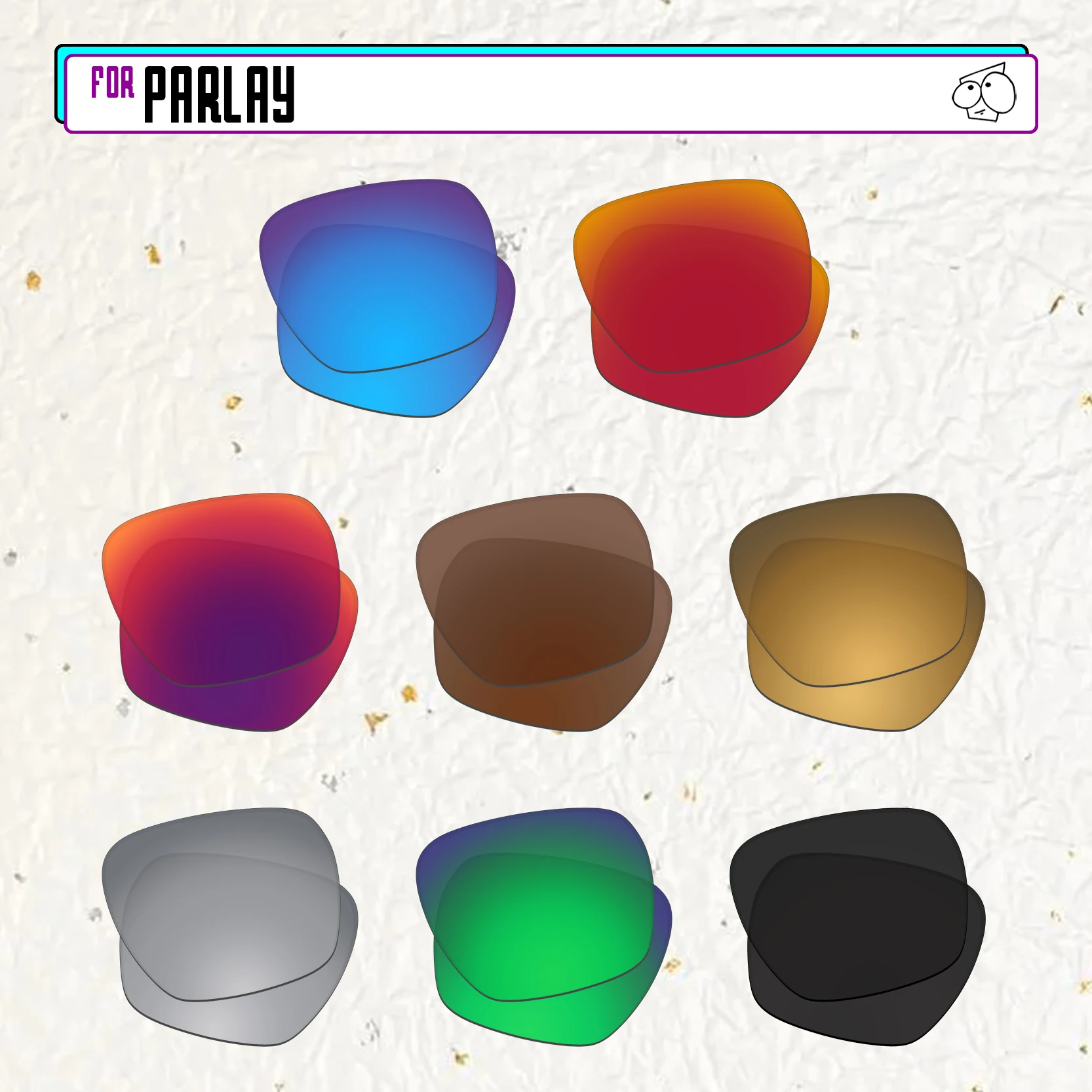 SunglassDoctor Polarized Replacement Lenses for Oakley Parlay OO4143 58mm Sunglasses - Multiple Options
SunglassDoctor Polarized Replacement Lenses for Oakley Parlay OO4143 58mm Sunglasses - Multiple Options