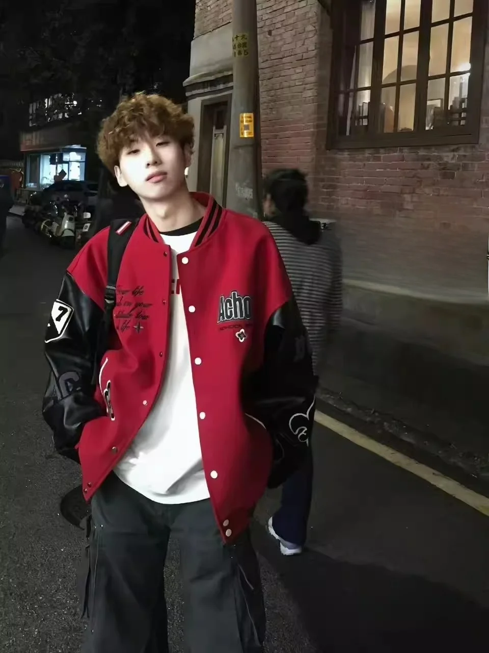 American High Street Cotton Letter Embroidery Baseball Jaet ex Autumn Winter Heavyweight Couple's Outerwear
American High Street Cotton Letter Embroidery Baseball Jaet ex Autumn Winter Heavyweight Couple's Outerwear