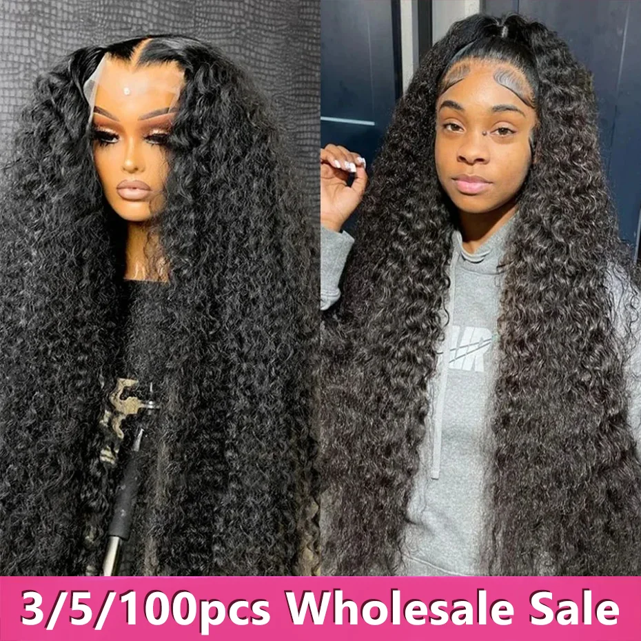 Deep Wave 13x4 13x6 HD Lace Frontal Wigs Human Hair Water Wave Curly Hair Lace Front Wig Lace Closure Wig For Women Wholesale
Deep Wave 13x4 13x6 HD Lace Frontal Wigs Human Hair Water Wave Curly Hair Lace Front Wig Lace Closure Wig For Women Wholesale