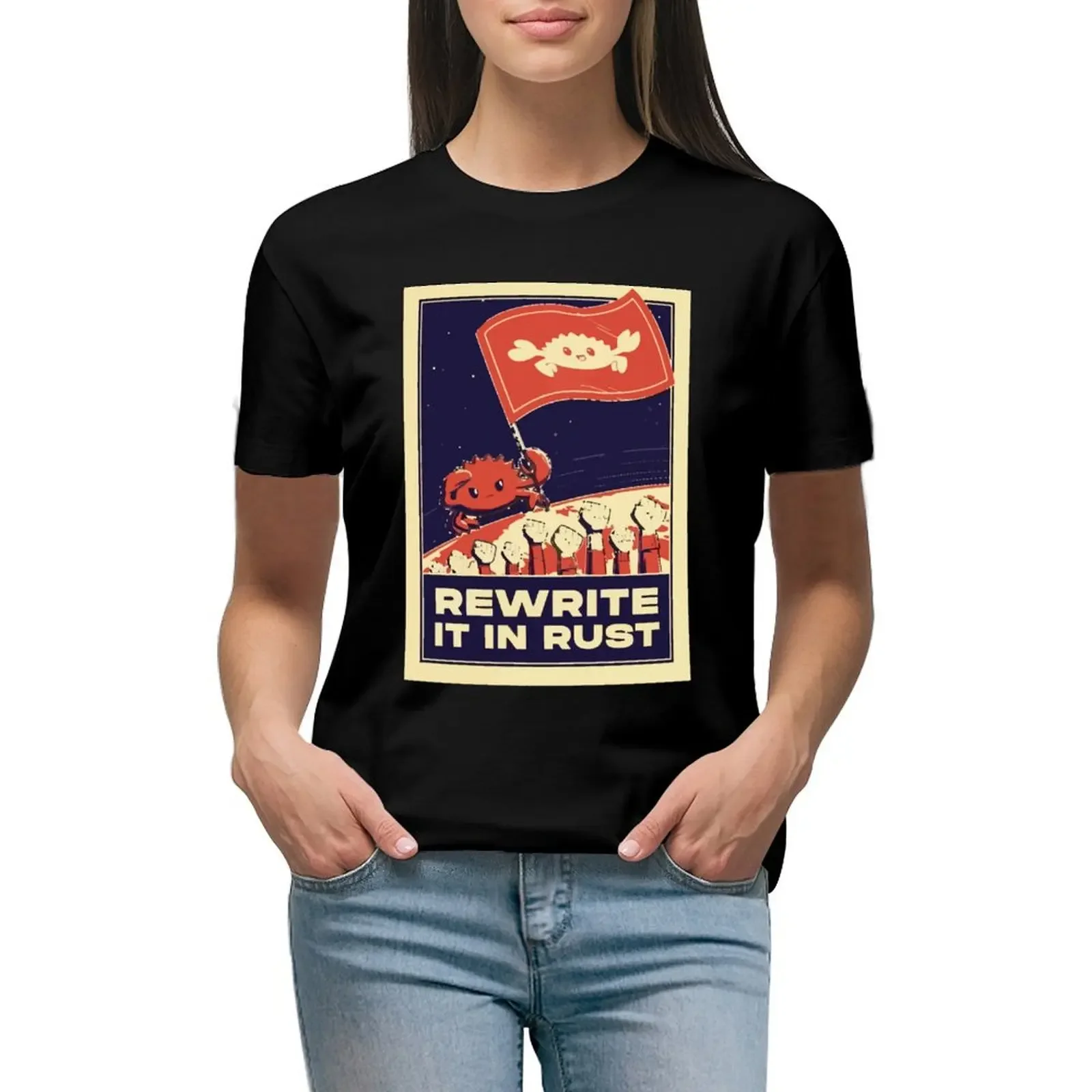 Rewrite It In Rust - Rust Programming T-Shirt heavyweights quick drying sublime Women clothing
Rewrite It In Rust - Rust Programming T-Shirt heavyweights quick drying sublime Women clothing
