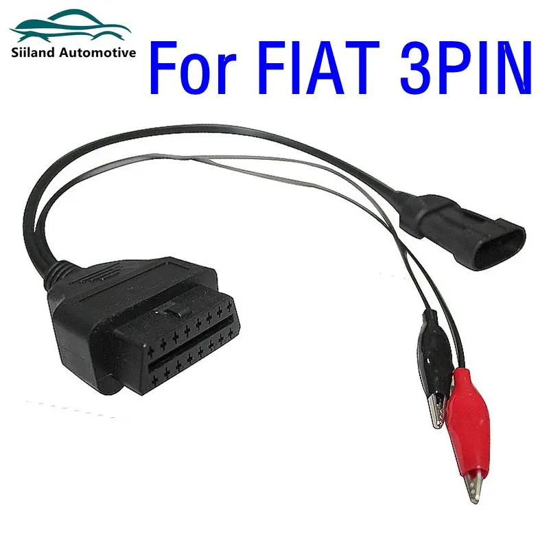 10pcs/lot For Fiat / Alfa/ Lancia 3 Pin to 16 Pin OBDII OBD2 connector Adapter Auto-Car Cable For Fiat 3pin Female Diagnostic
10pcs/lot For Fiat / Alfa/ Lancia 3 Pin to 16 Pin OBDII OBD2 connector Adapter Auto-Car Cable For Fiat 3pin Female Diagnostic