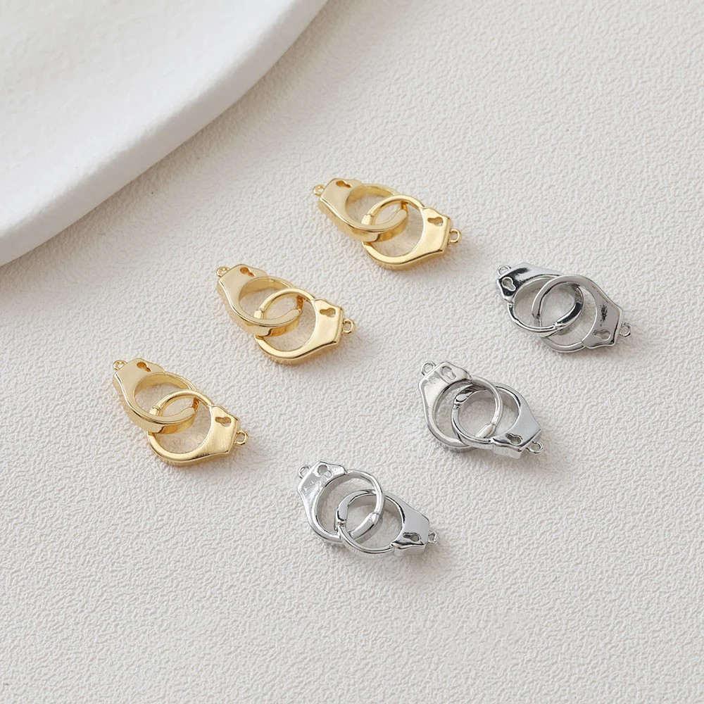 4PCS 14K Gold Plated Special Handcuffs Brass Buckle Clasp Hook Jewelry DIY Making Supplies Material Accessories
4PCS 14K Gold Plated Special Handcuffs Brass Buckle Clasp Hook Jewelry DIY Making Supplies Material Accessories