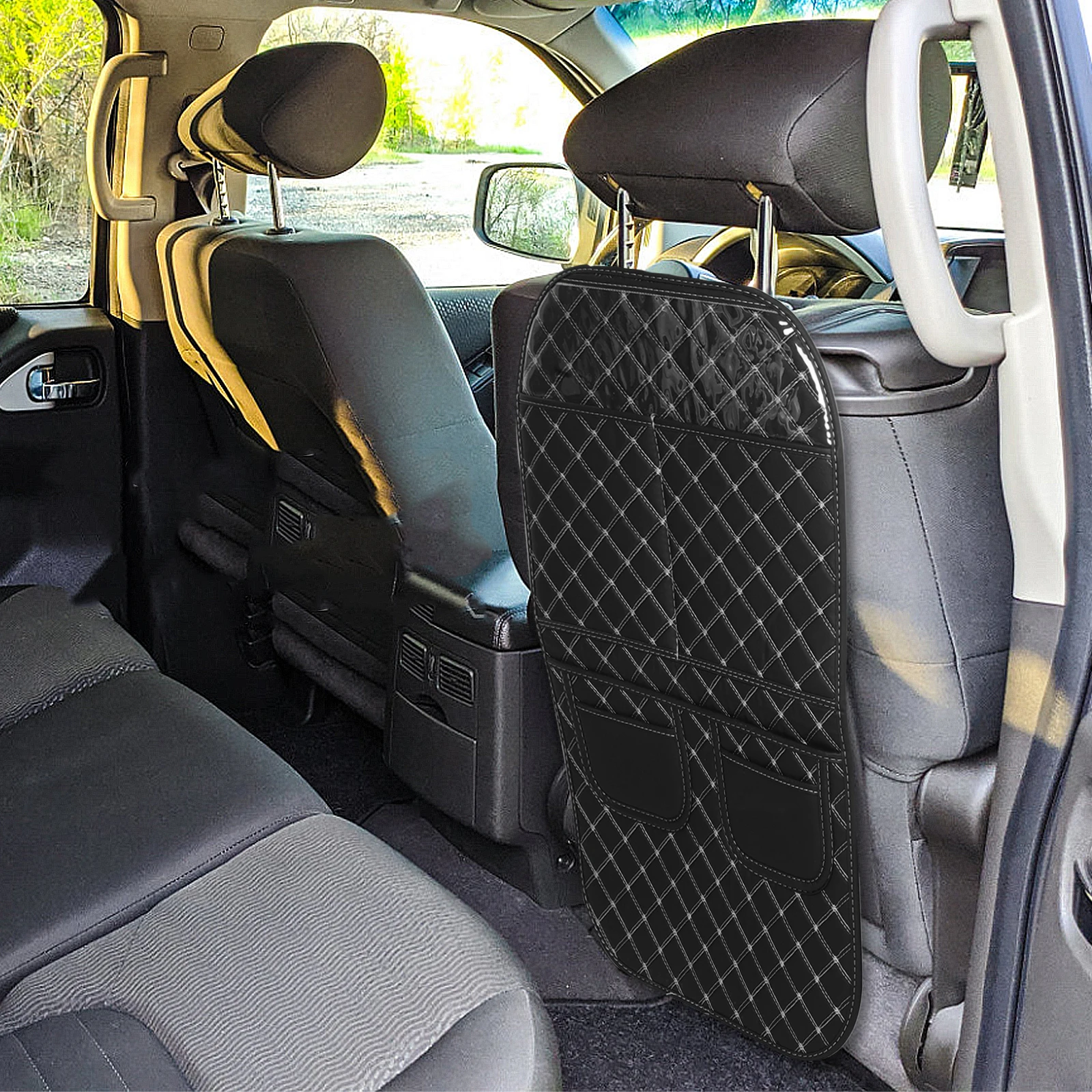 Anti-Kick Seat Organizer Back Mat Car Seat Protector Kids Durable Slip-Resistant Rear Cover Easy Fit Storage Bag Black
Anti-Kick Seat Organizer Back Mat Car Seat Protector Kids Durable Slip-Resistant Rear Cover Easy Fit Storage Bag Black