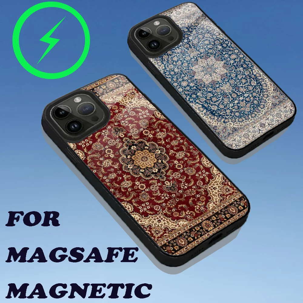 Persian Carpet Floral Pattern Phone Case For iPhone 15,14,13,12,11,Plus,Pro,Max Mini Magsafe Magnetic Wireless Charging
Persian Carpet Floral Pattern Phone Case For iPhone 15,14,13,12,11,Plus,Pro,Max Mini Magsafe Magnetic Wireless Charging