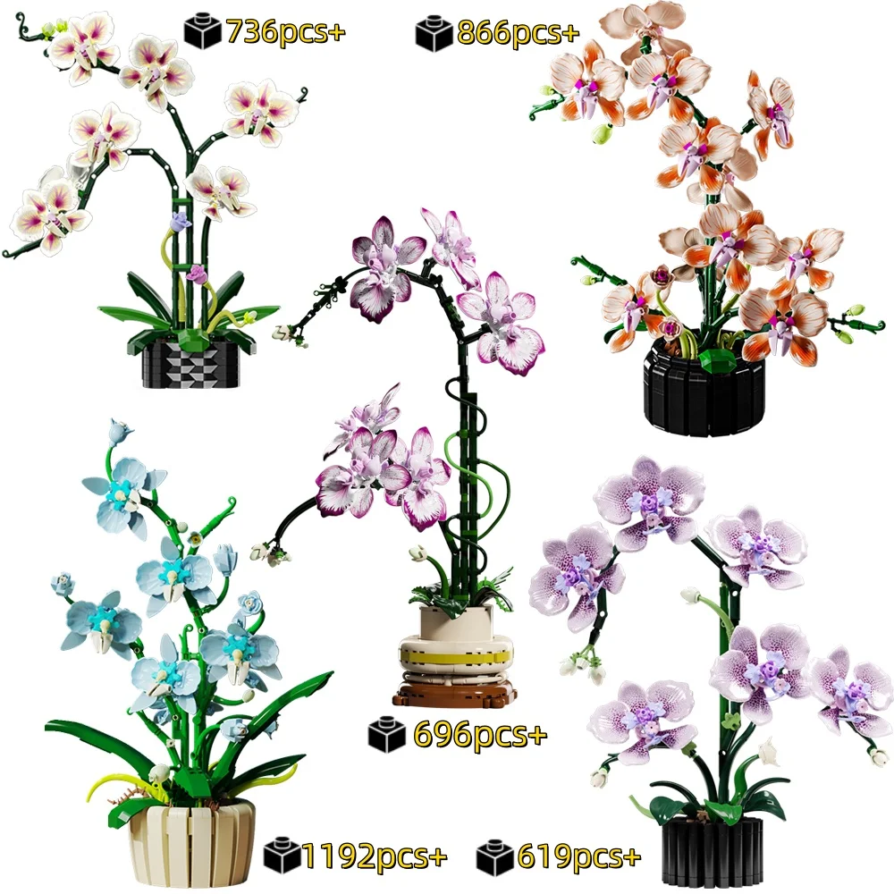 Креативный набор для создания букета орхидей: Вечные цветы в горшках, конструктор из кирпичиков, DIY-набор для сборки фаленопсиса, игрушка-конструктор, подарок на День святого Валентина для девочек
Креативный набор для создания букета орхидей: Вечные цветы в горшках, конструктор из кирпичиков, DIY-набор для сборки фаленопсиса, игрушка-конструктор, подарок на День святого Валентина для девочек